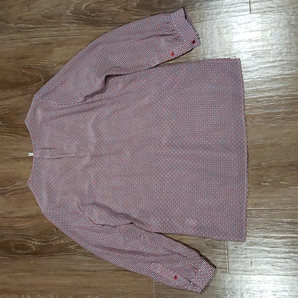 (XS) Joie 100% Silk Geometric Flowy Blouse Business Casual Luxury Formal - Picture 10 of 12